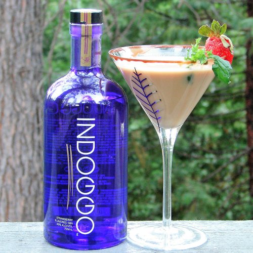 Drink Mint Chocolate Strawberry Martini created by Kellie Braddell