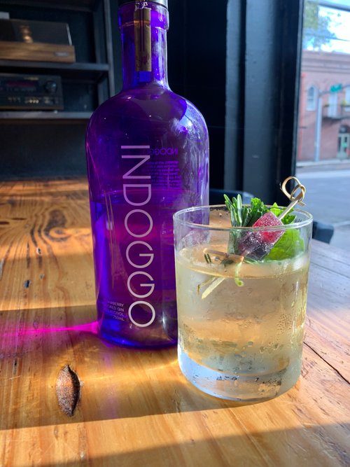 Drink Sippin’ on Gin and Treuse created by Riane Stanley Hilary Post