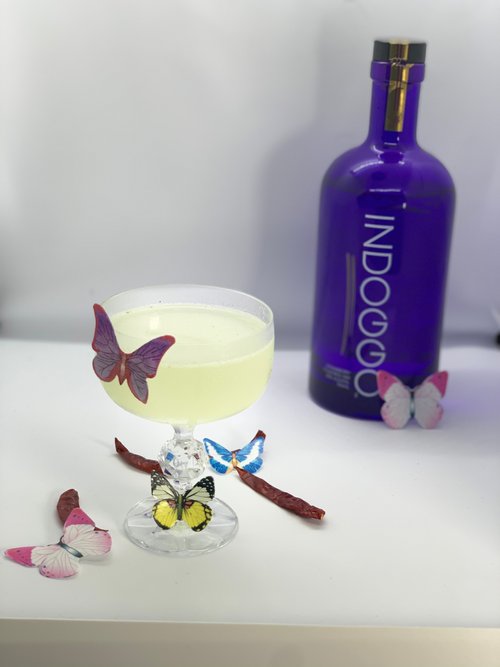 Drink Spicy Mariposa created by Alex Valencia