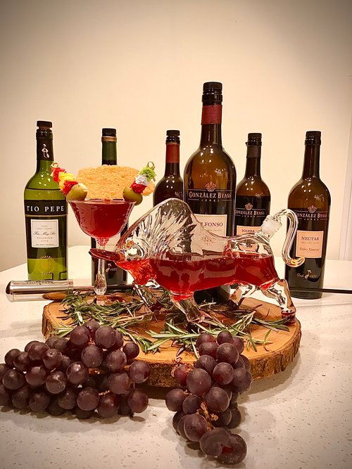 Drink Tío Pepe y el Toro enamorado (bull in love) created by Jorge Centeno