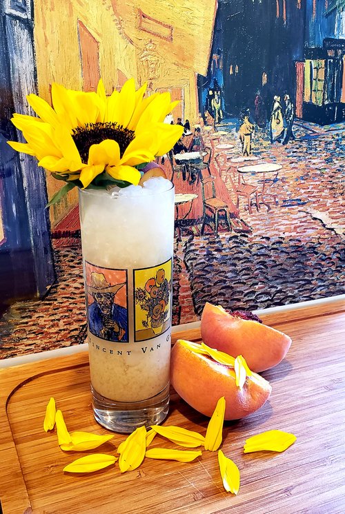 Drink Glass full of Sunshine created by Courtney Kristjana