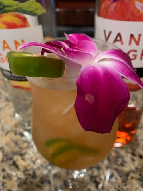 Drink Van Gogh Peachy Peño created by Kim Edge