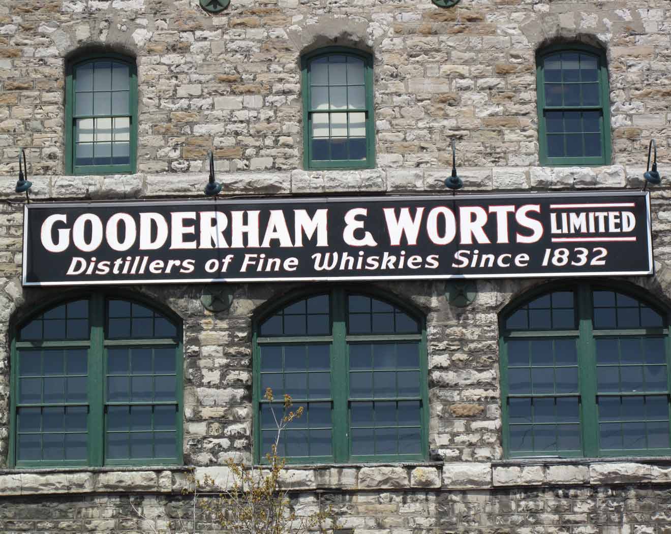 Historic Gooderham & Worts Distillery est. 1831