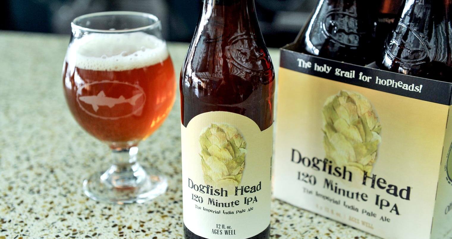 Dogfish Head Releases Abundantly Hoppy 120 Minute Imperial IPA, featured image