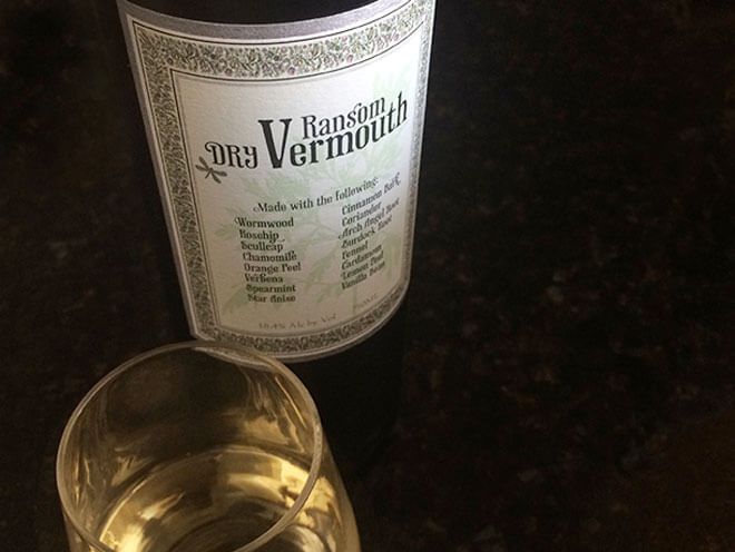 2014 Ransom Spirits Dry Vermouth