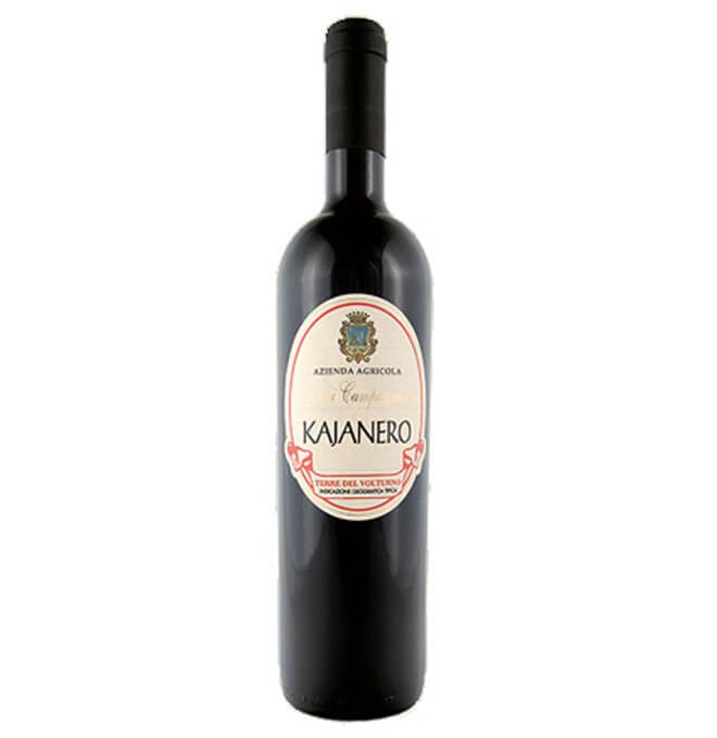 2017 Vestini Campagnano Kajanero, bottle on white