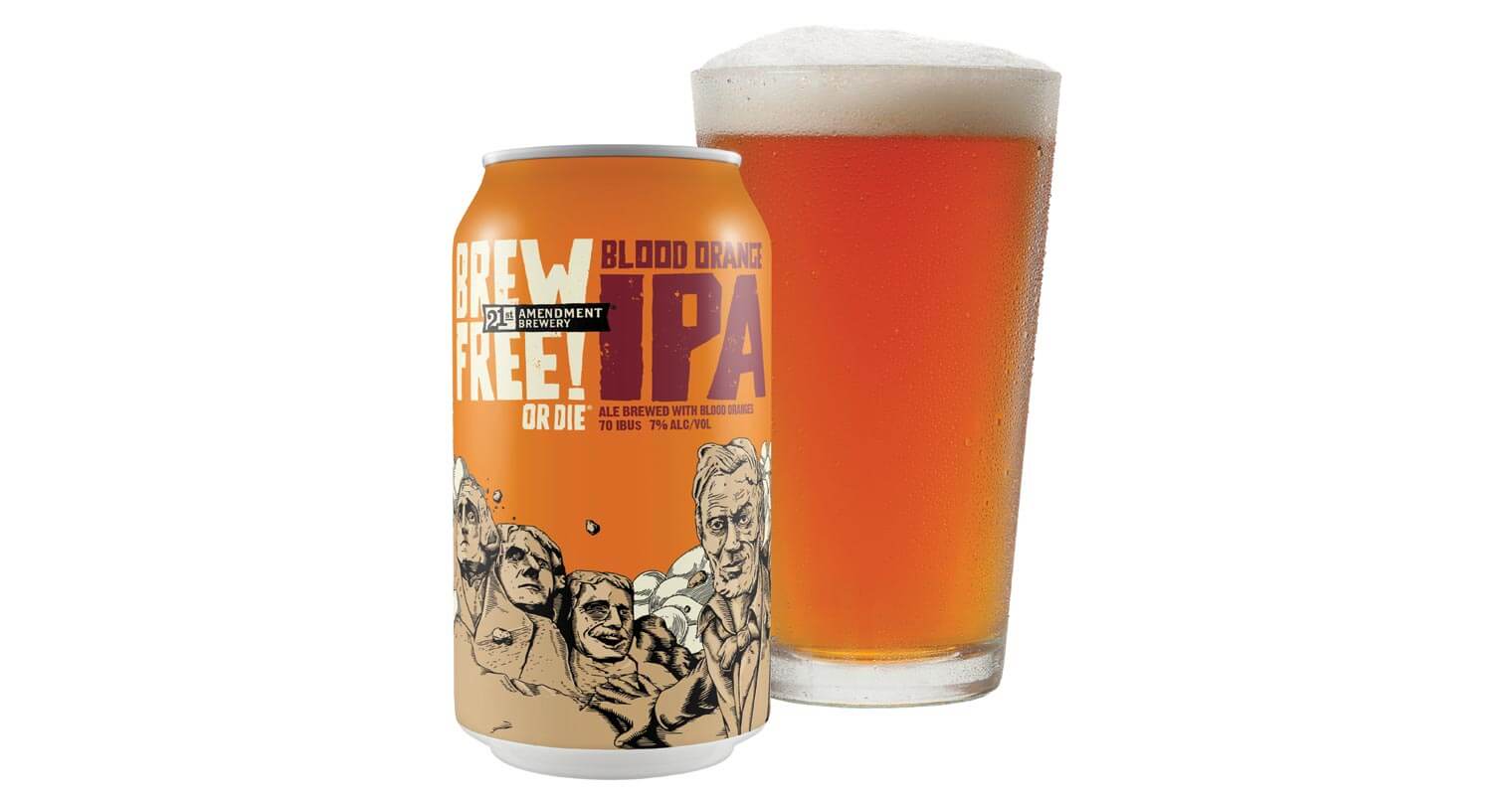 21st Amendment Brewery Launches Blood Orange IPA, featured image