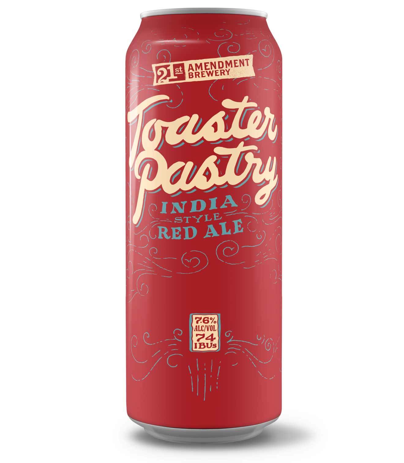 "Toaster Pastry" Indian Red Ale from 21st Amendment Brewery Unwraps