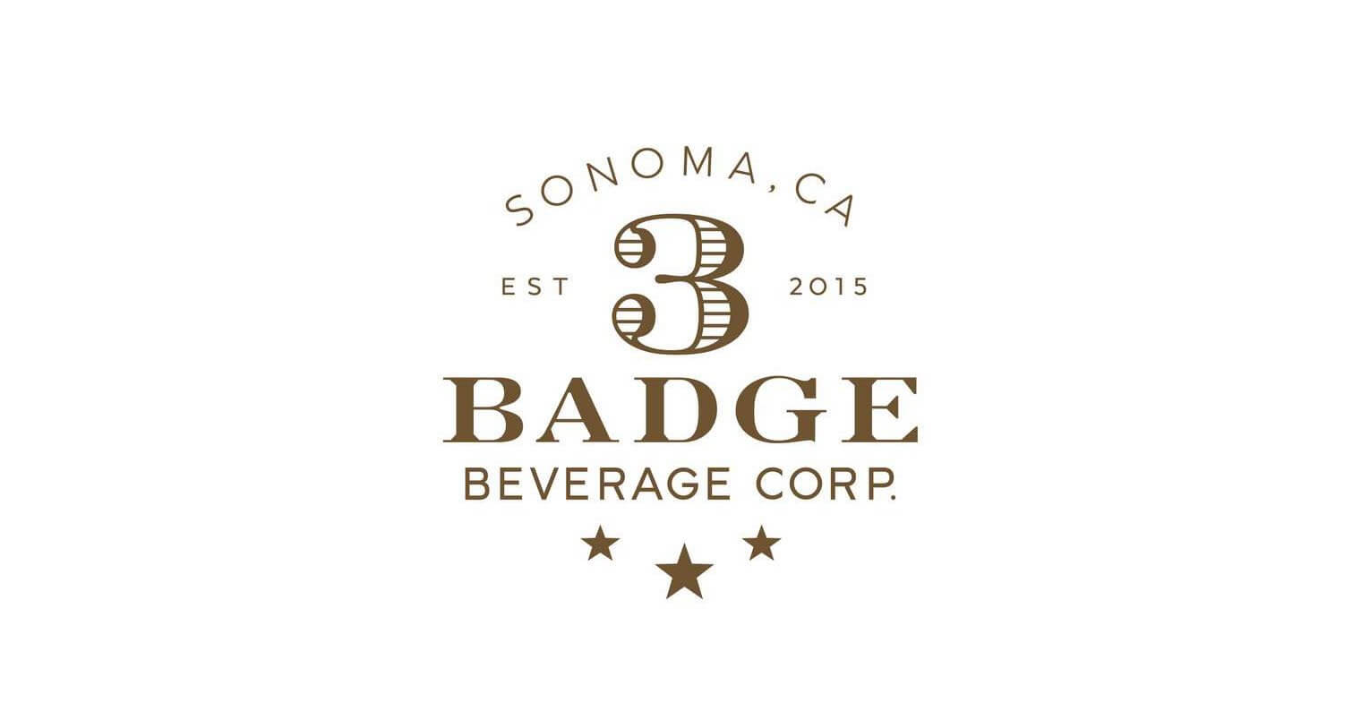 3 Badge Beverage Corporation, logo on white, featured image
