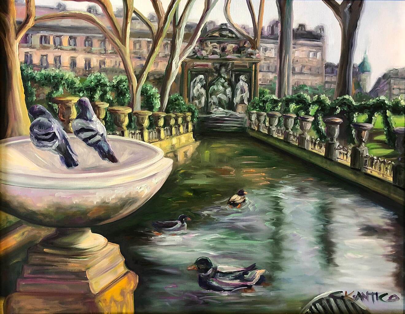 Luxembourg Gardens Paris Ode to the Dragon