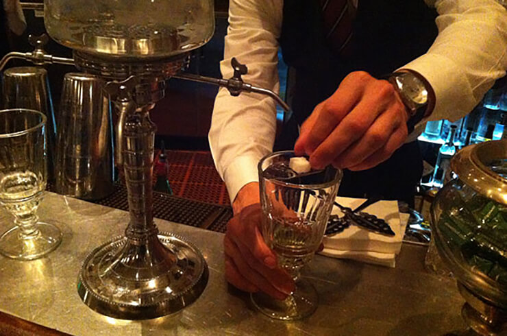 Absinthe Being Prepared