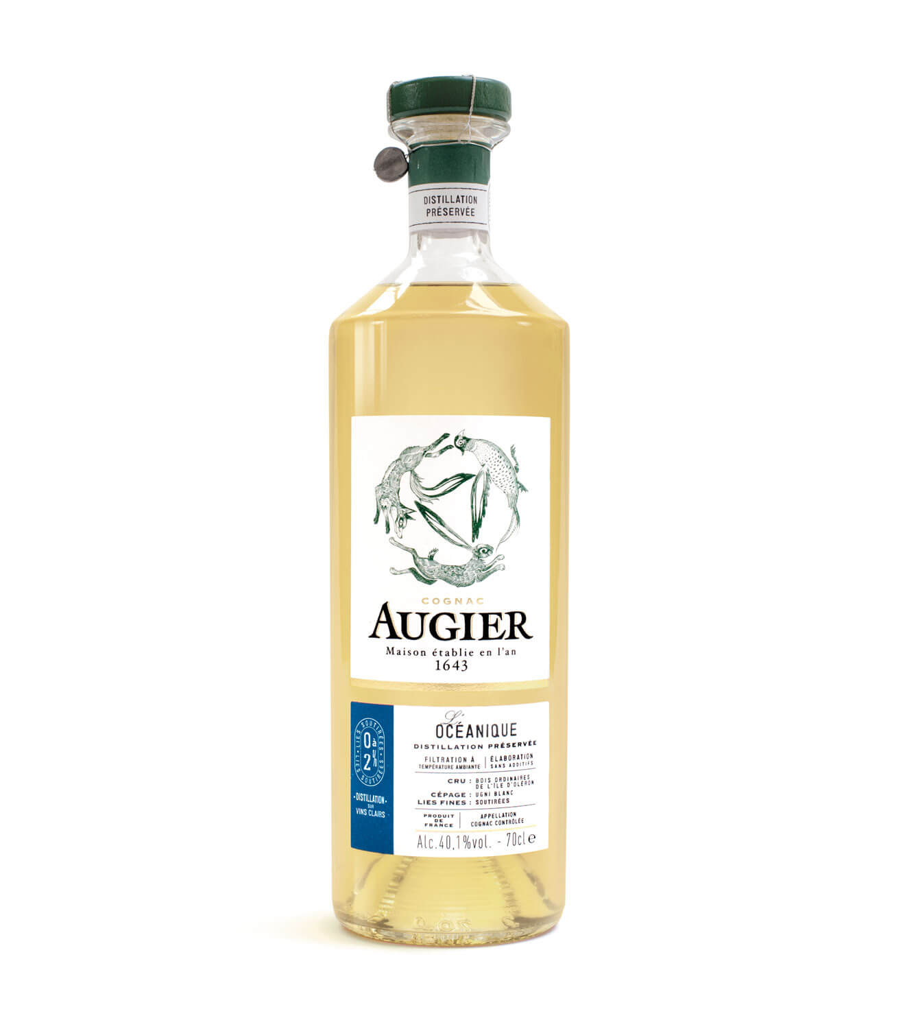 Maison Augier Oceanique, bottle on white