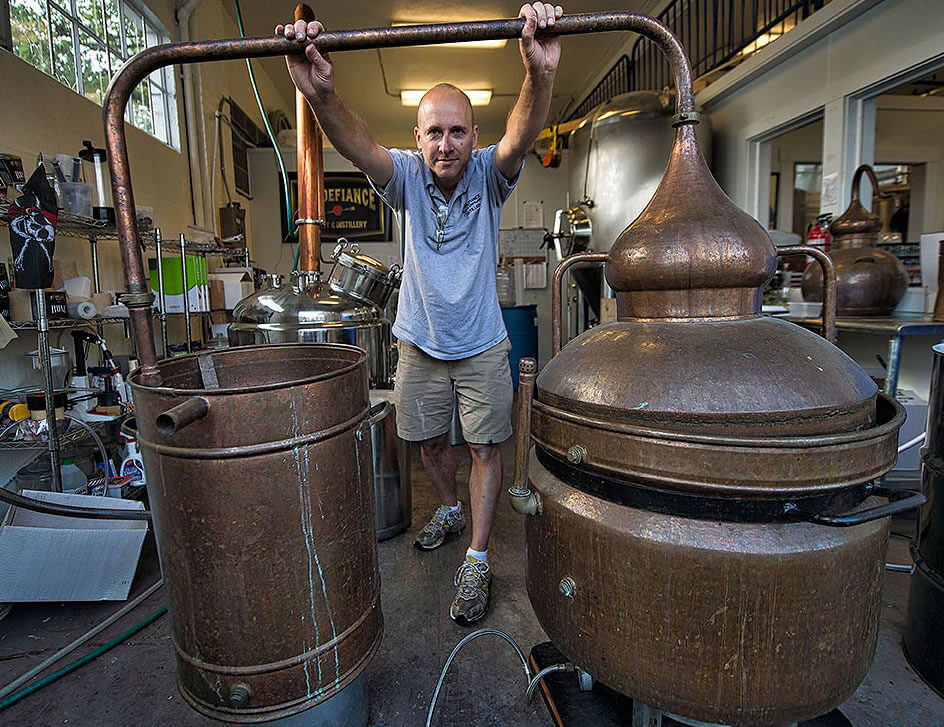 Peter Ahlf and His Absinthe Still