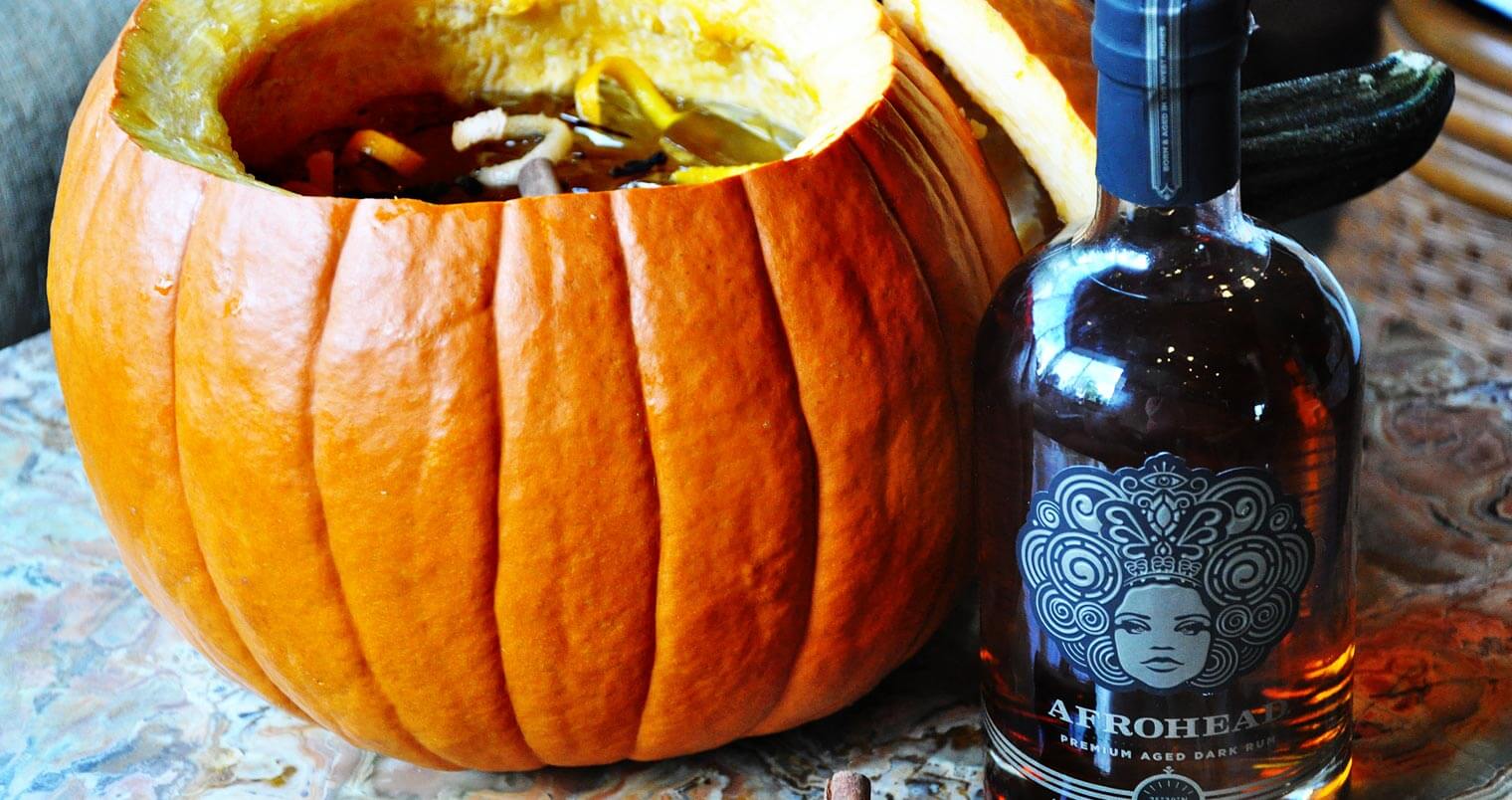 Afrohead Rum Halloween Cocktails, featured image