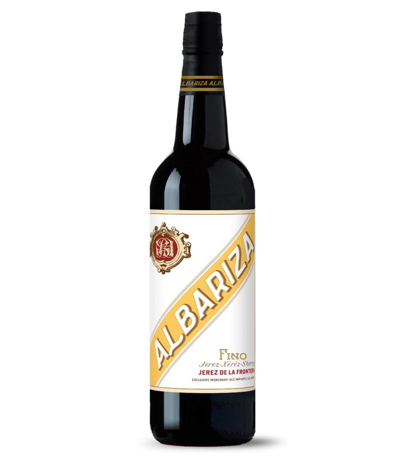 Albariza Palomino Fino 2017, bottle on white