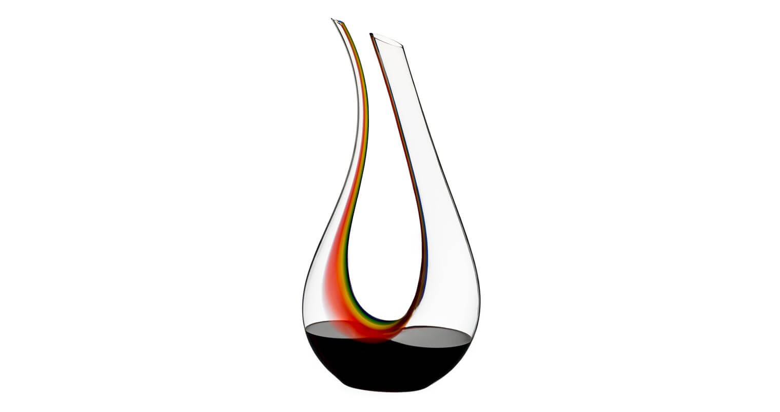 Riedel Introduces Amadeo Double Magnum Rainbow Decanter, featured image