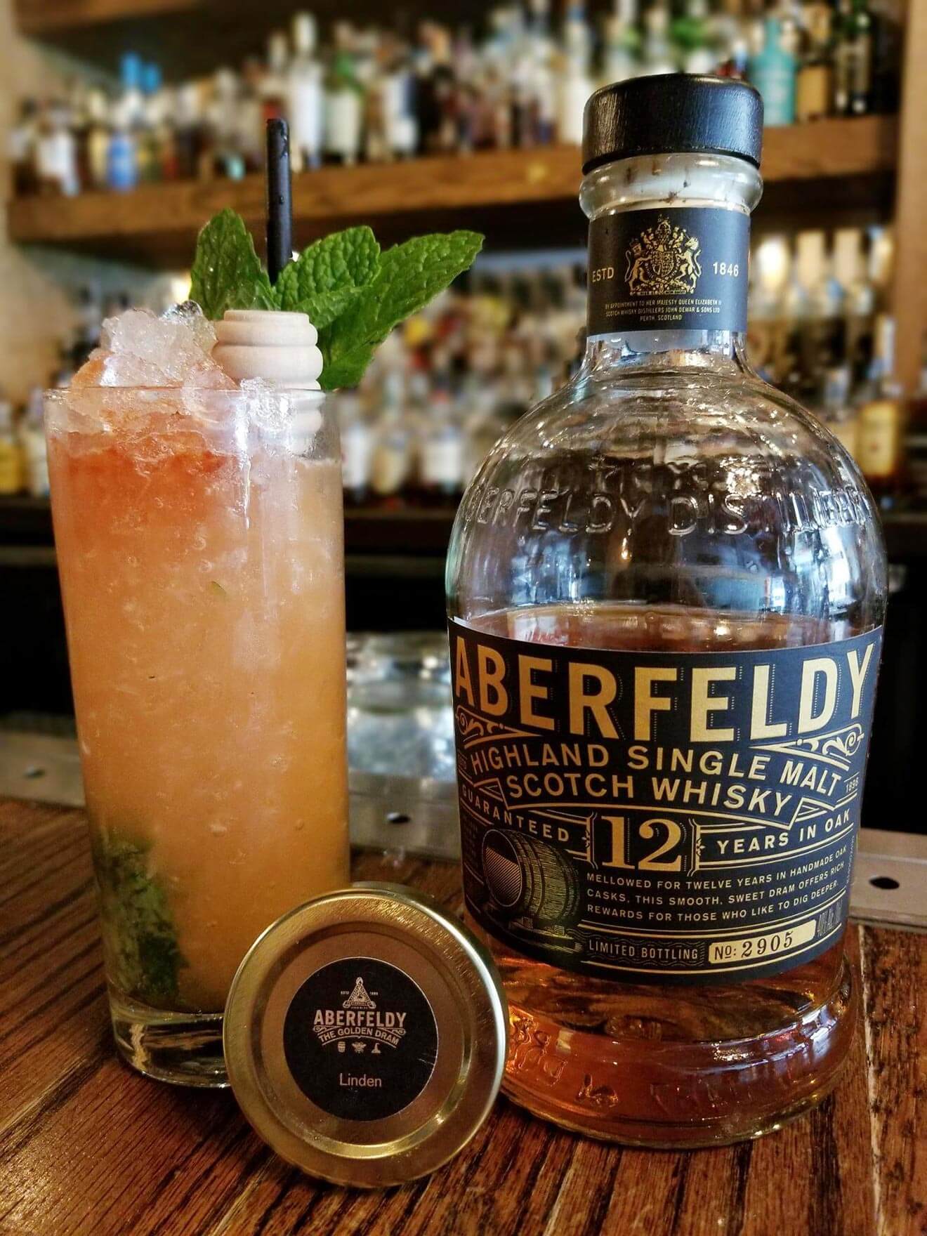 American-Whiskey Aberfeldy Mint Honey
