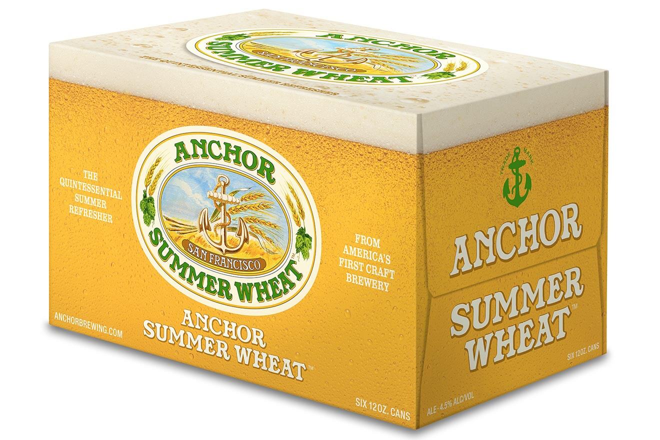 Anchor Summer Wheat 6 Pack Cans