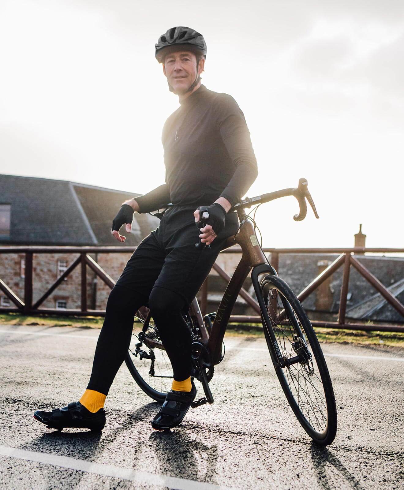 Andy-MacDonald-Glenmorangie-Distillery-Manager-at-Glenmorangie-Distillery on renovo bicycle