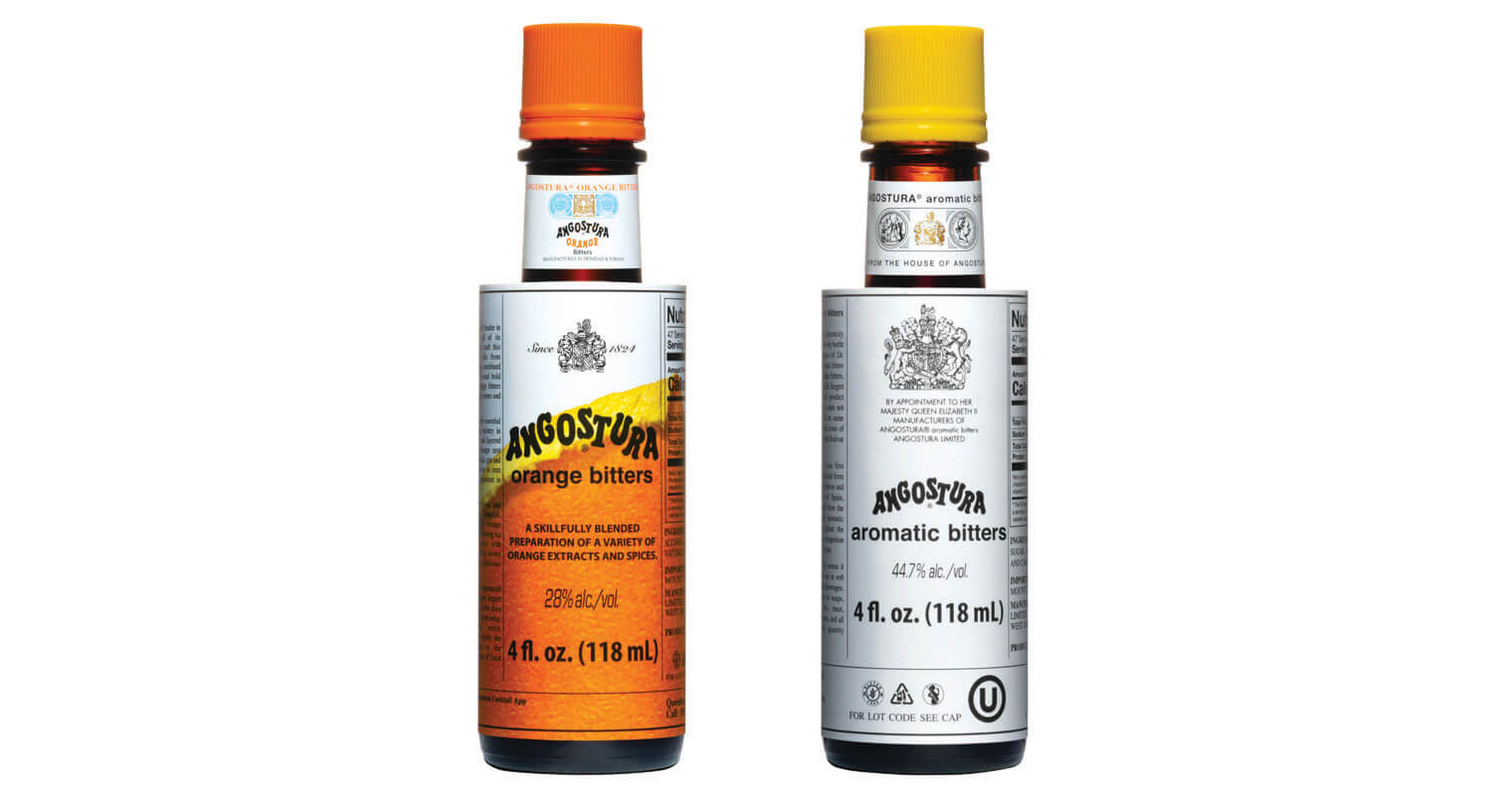 ANGOSTURA bitters, bottles on white featured image