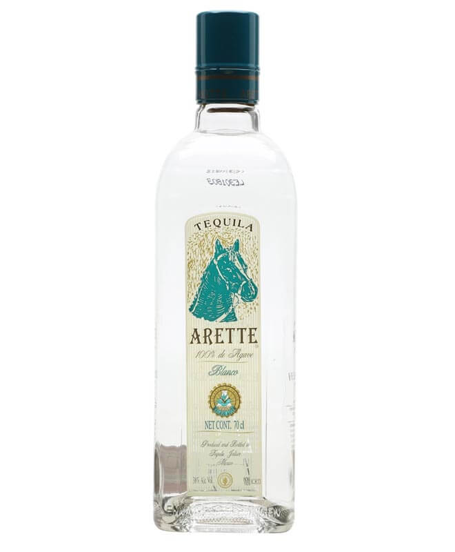 Tequila Arette Suave Blanco, bottle on white