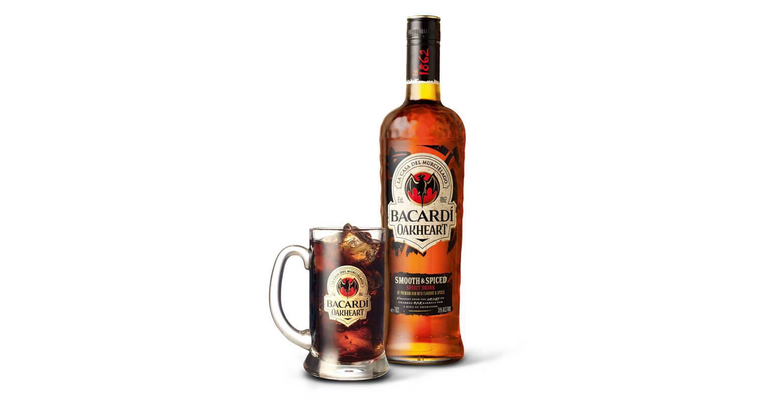 BACARDÍ Oakheart Wins Best Tasting Spiced Rum Over Captain Morgan Original Spiced Rum