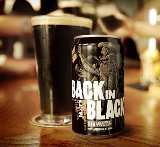 Back in Black, Black IPA from 21st Amendment Brewery