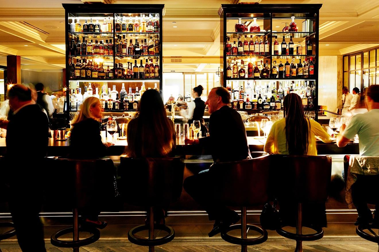 Baltaire Bar with Guests, los angeles, california, cocktail recipes