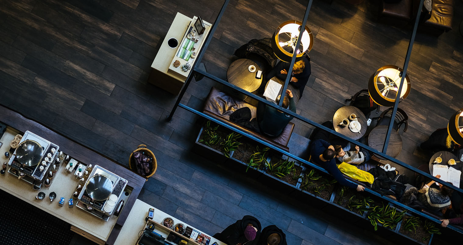 Bar from above, featured image