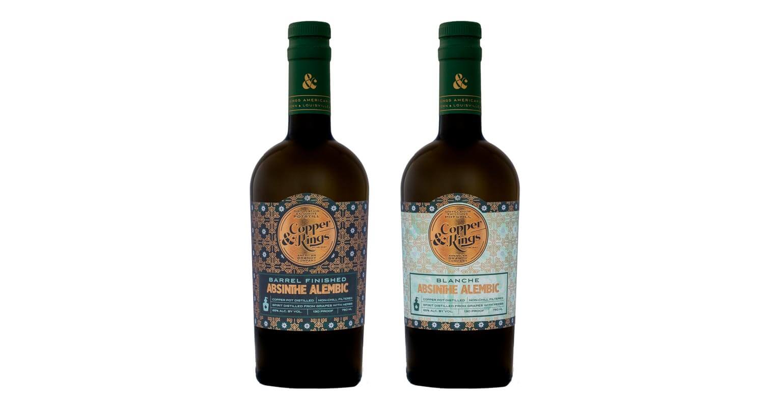 Copper & Kings Absinthe, bottles on white, featured image