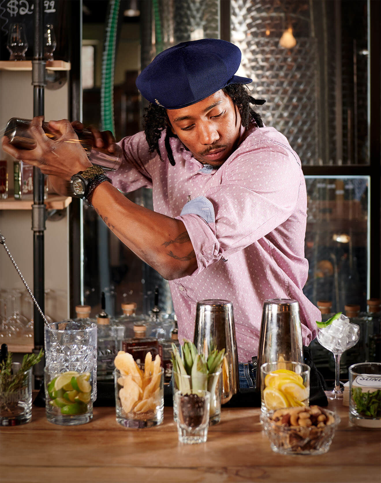 Bartender Blake Poon