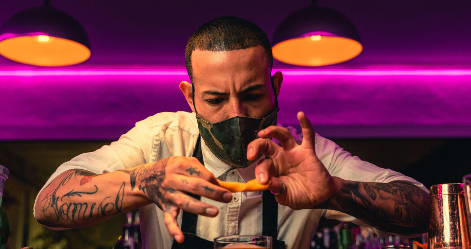 Bartender at work, featured image
