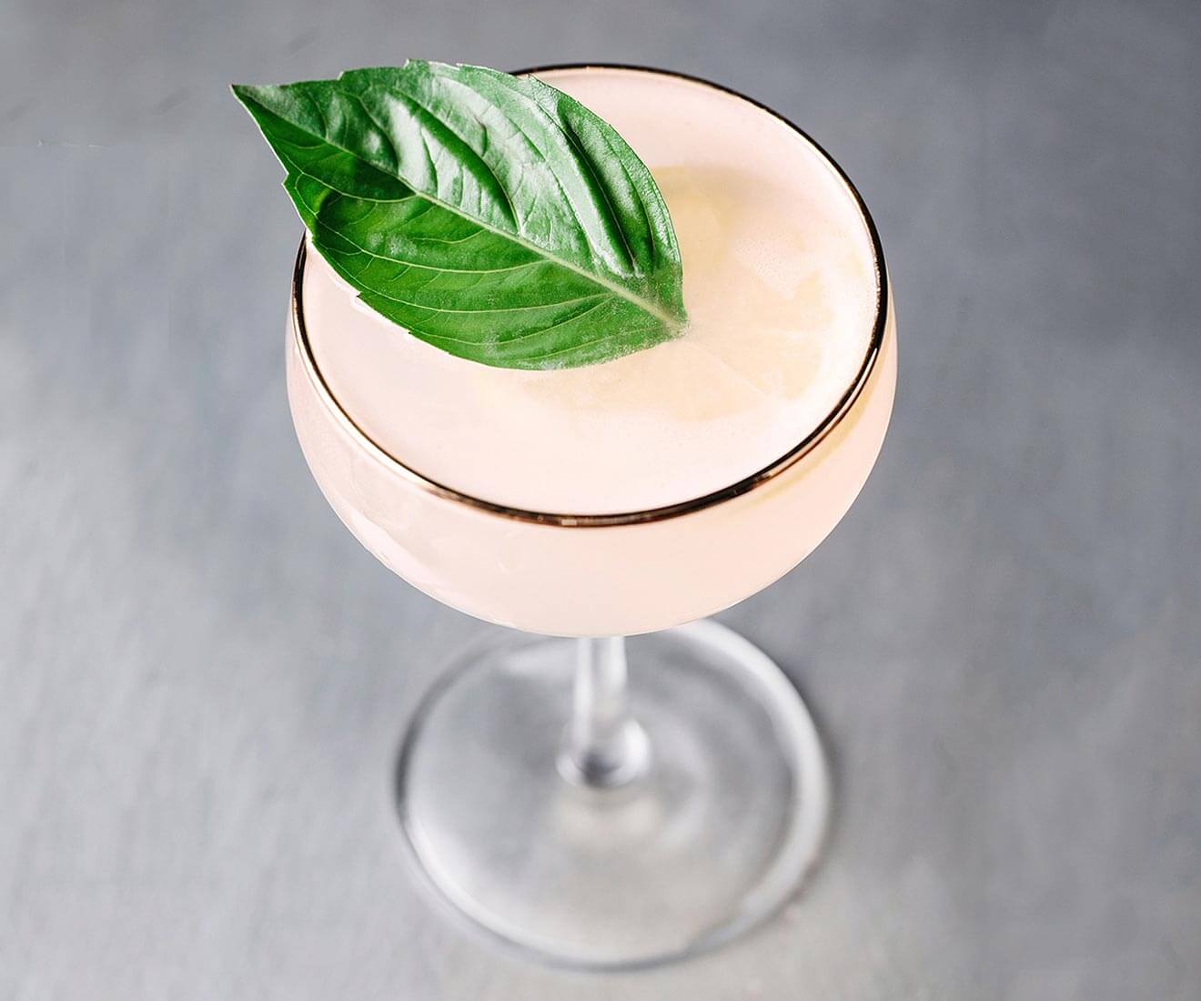 Basil & Grapefruit cocktail