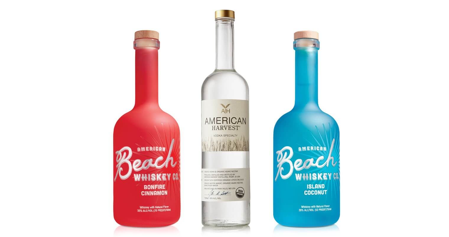 American Harvest Vodka and Beach Whiskey
