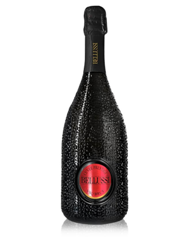 Bellussi Cuvée Prestige, bottle on white