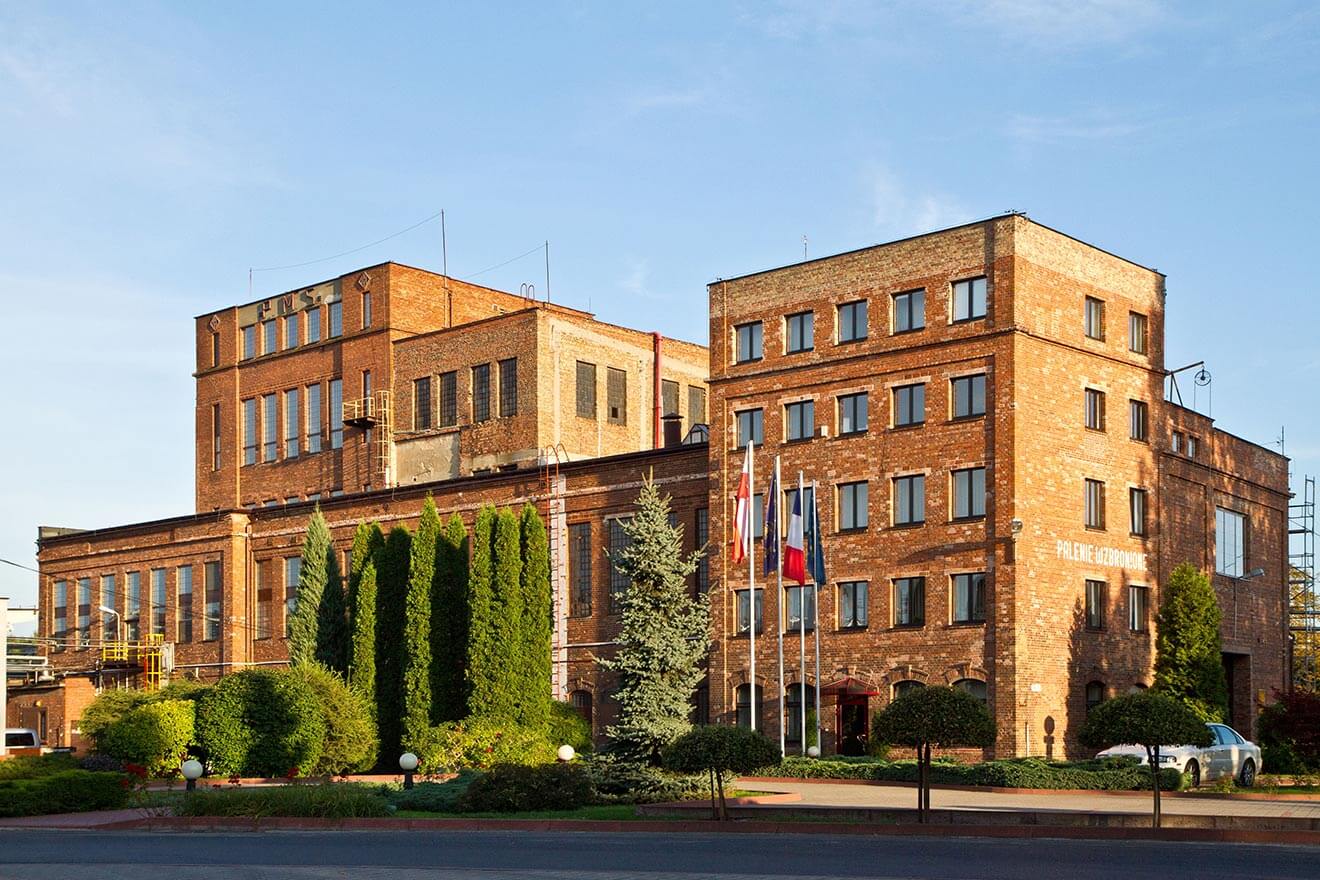 Belvedere Polmos Distillery, exterior front
