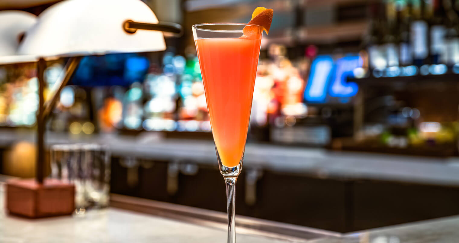 Chilled Drink of the Week: Ocean Prime Blood Orange Mimosa, cocktail recipes, featured image