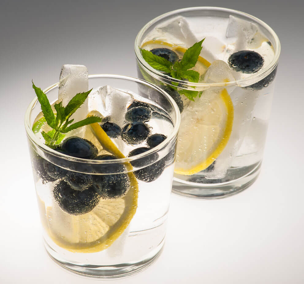 Blueberry-infused Vodka Lemonade