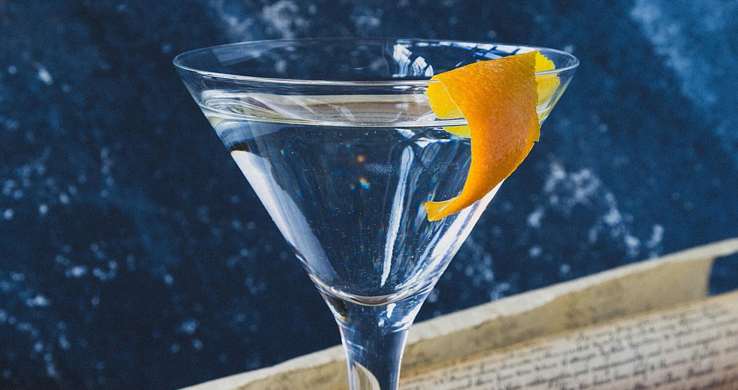 Bluecoat Martini, american memorobilia, declaration in background, featured image