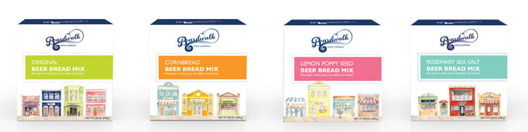Boardwalk Food Co Beer Bread Mix Flavors