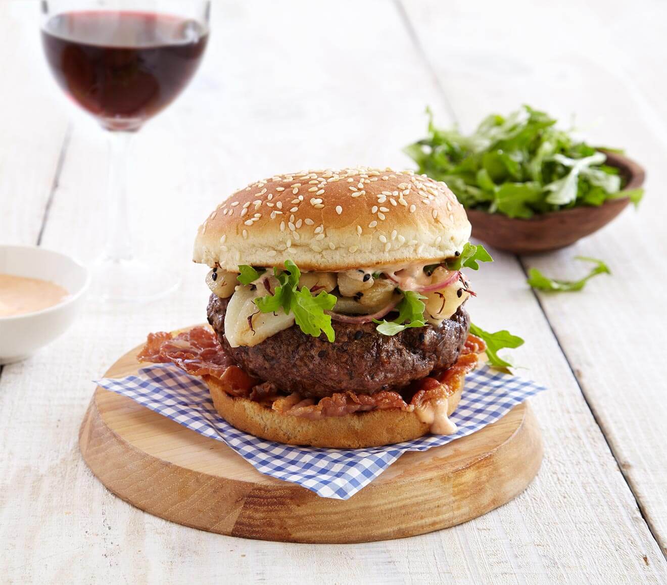 Grand Prize Winner: The Sweet & Smoky Beef Burger, by Phyllis O'Shaughnessy