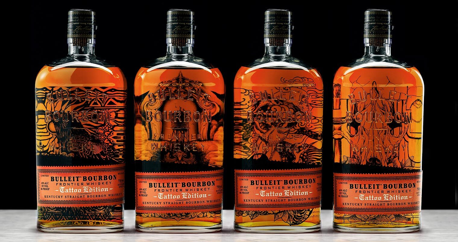 Bulleit Bourbon Limited Edition Tattoo Bottle Series, featured image