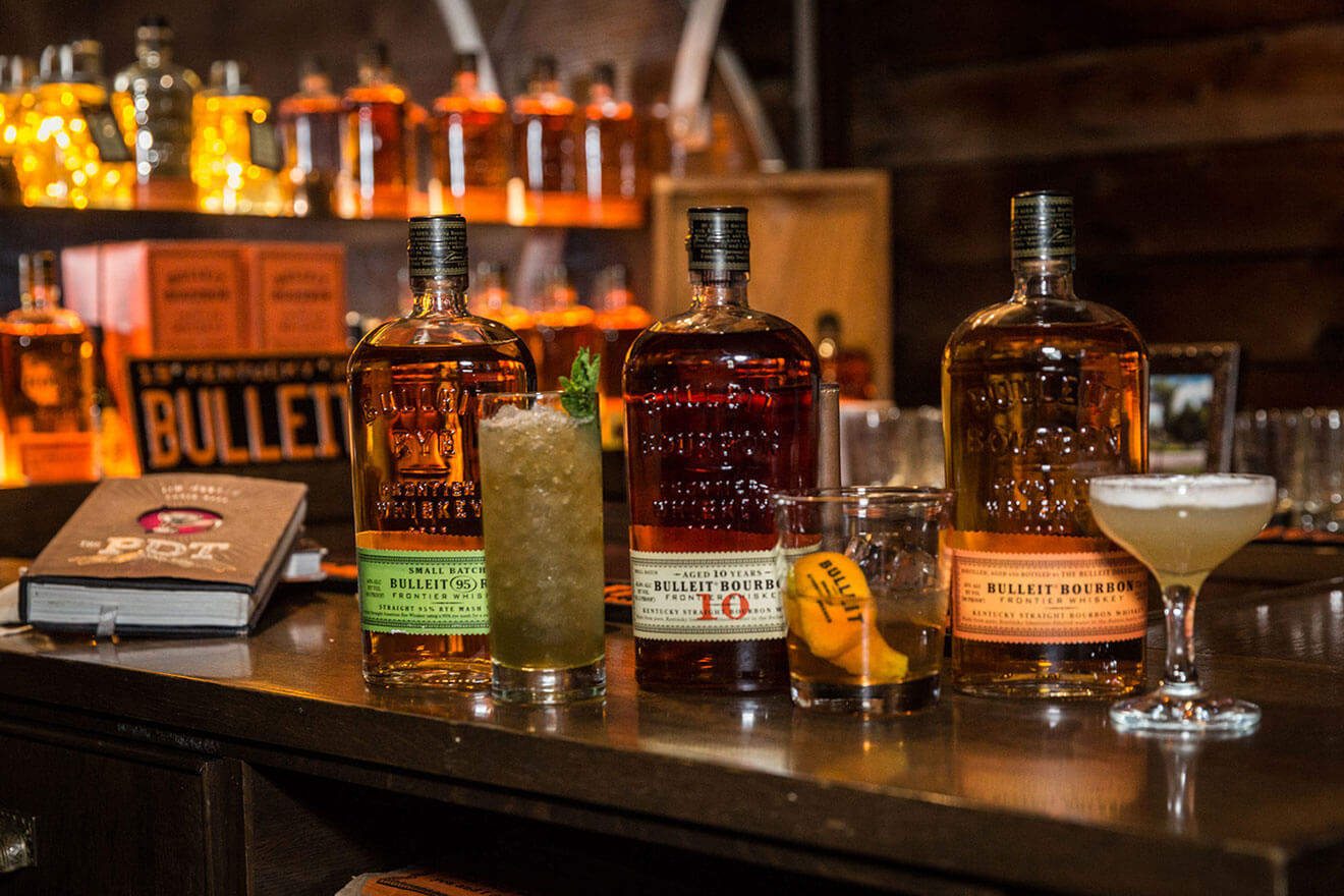 Bulleit 10 Year Old Fashioned Bulleit Frontier Sour