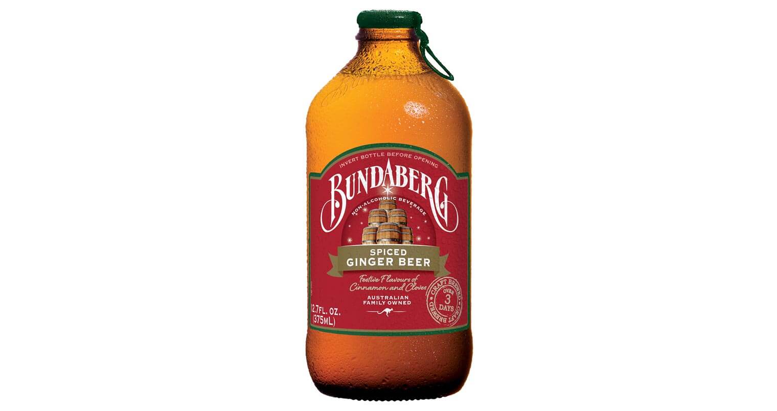 Bundaberg Ginger Beer, 12.7 Fl Oz Bottles, 4 Pack