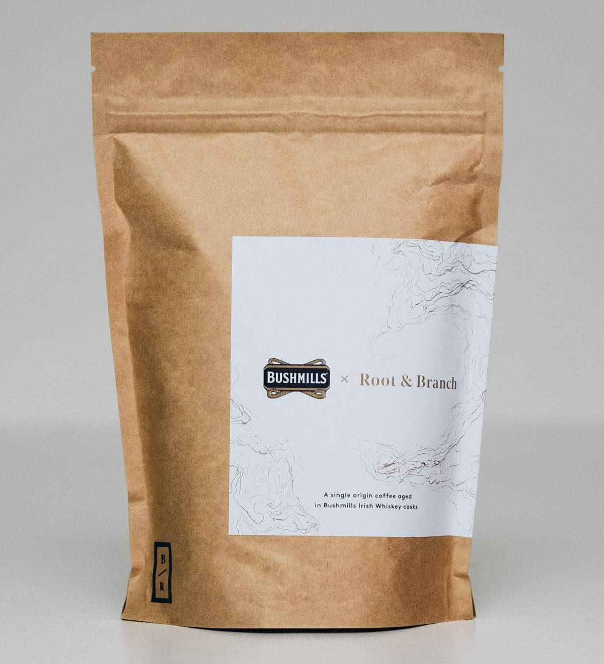 Bushmills and Root and Branch Coffee Pack, packaging