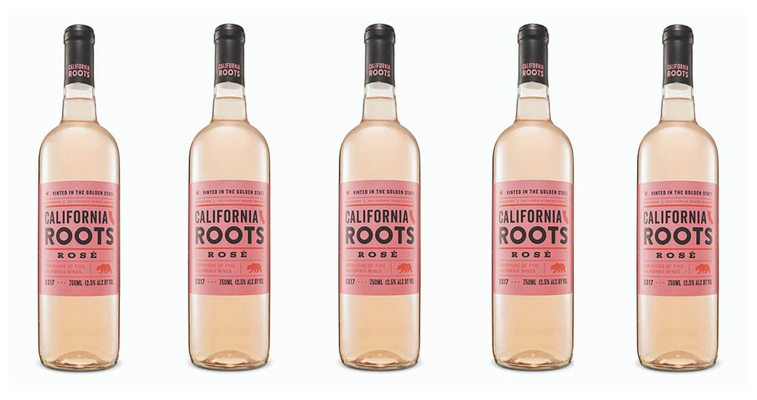 California Roots Rosé, bottles on white, featured image