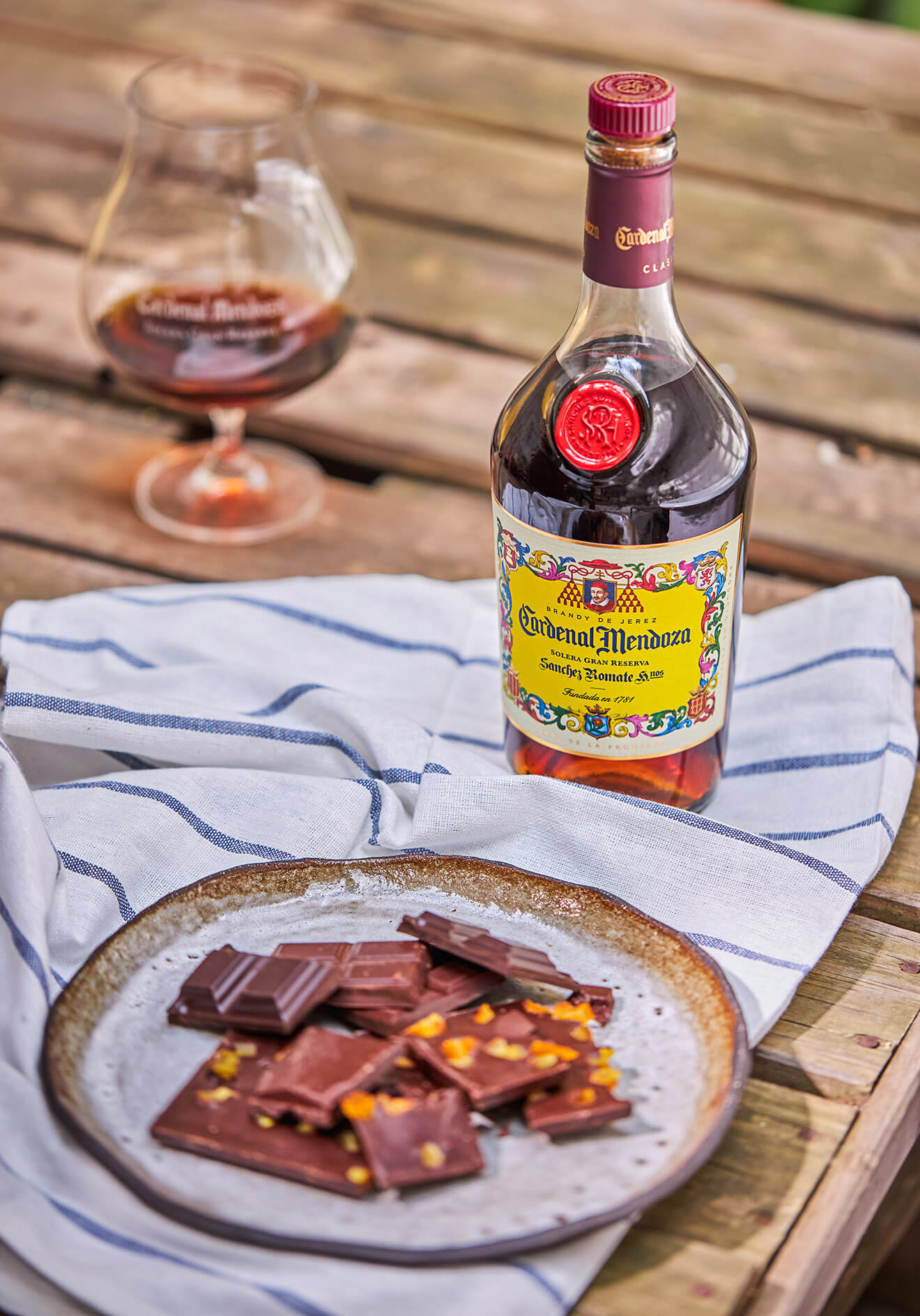 Cardenal Mendoza Brandy and chocolates