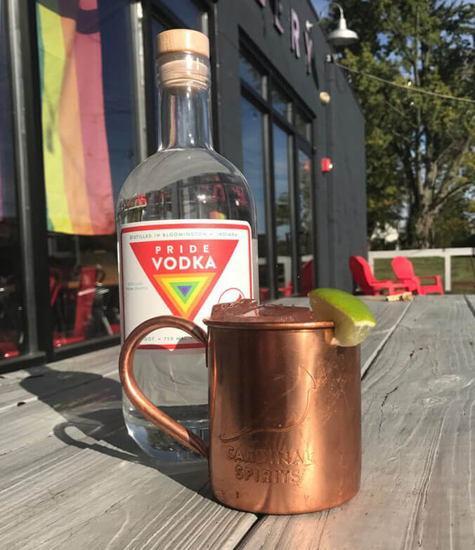 Cardinal Spirits Pride Bottle