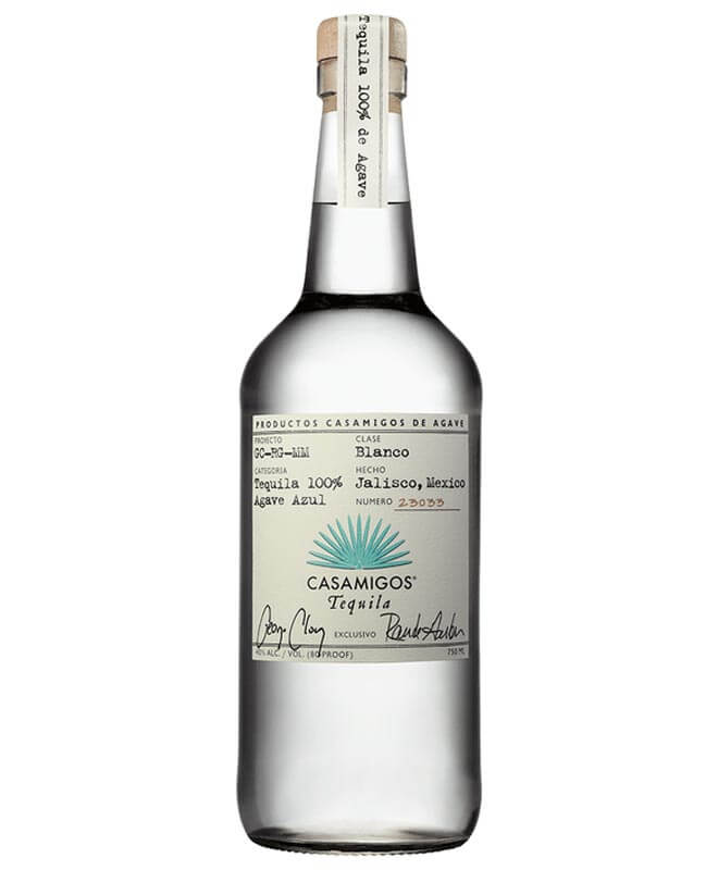 Casamigos Blanco, bottle on white
