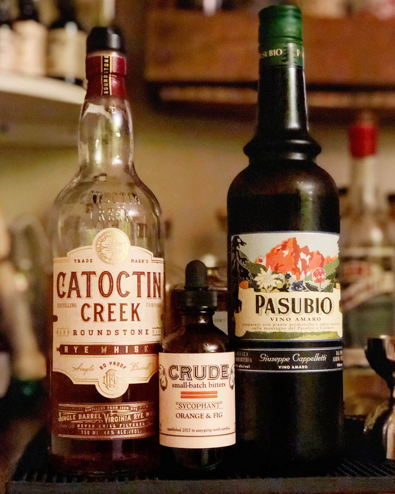 Rye & Amaro Highball